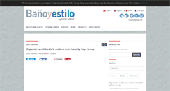 Desktop Screenshot of banoyestilo.com