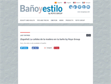 Tablet Screenshot of banoyestilo.com